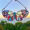 Stained Glass Window Hanging Honeycomb Multicolor Butterfly Bee Stained Glass Panels Stain Glass Hummingbird Window Hanging