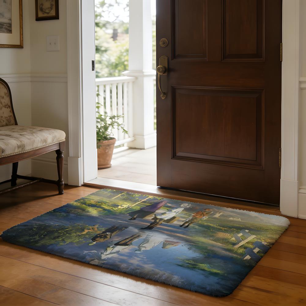 Floor Mat Soft Flannel Rug Non Slip Absorbent Mat for Bathroom Bedroom Home Decor Anime F Friend Hot Cute