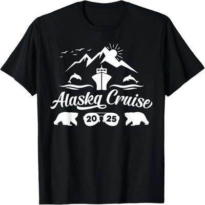Family Friends Group Travel Matching Alaska Cruise 2025 T-Shirt