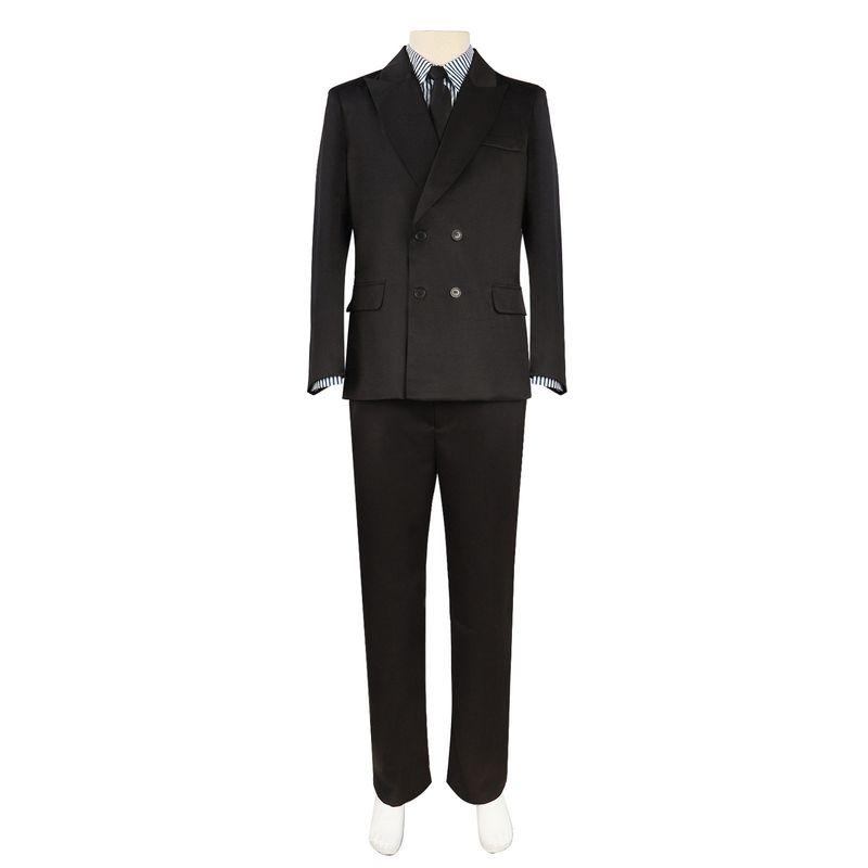 One Piece Sanji Cosplay Costume Onepiece Sanji Black Suit Real-Life Film and Television Role-Playing Costume