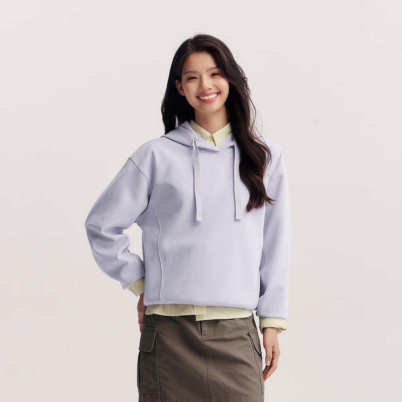 Semir Women's Senrou Embroidered Loose Fit Hooded Sweatshirt