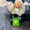 Cute 3d Face Beads Bracelet Hinge Protector Full Protection Phone Cover For Samsung Galaxy Z Flip 4 3 Case Crossbody Lanyard