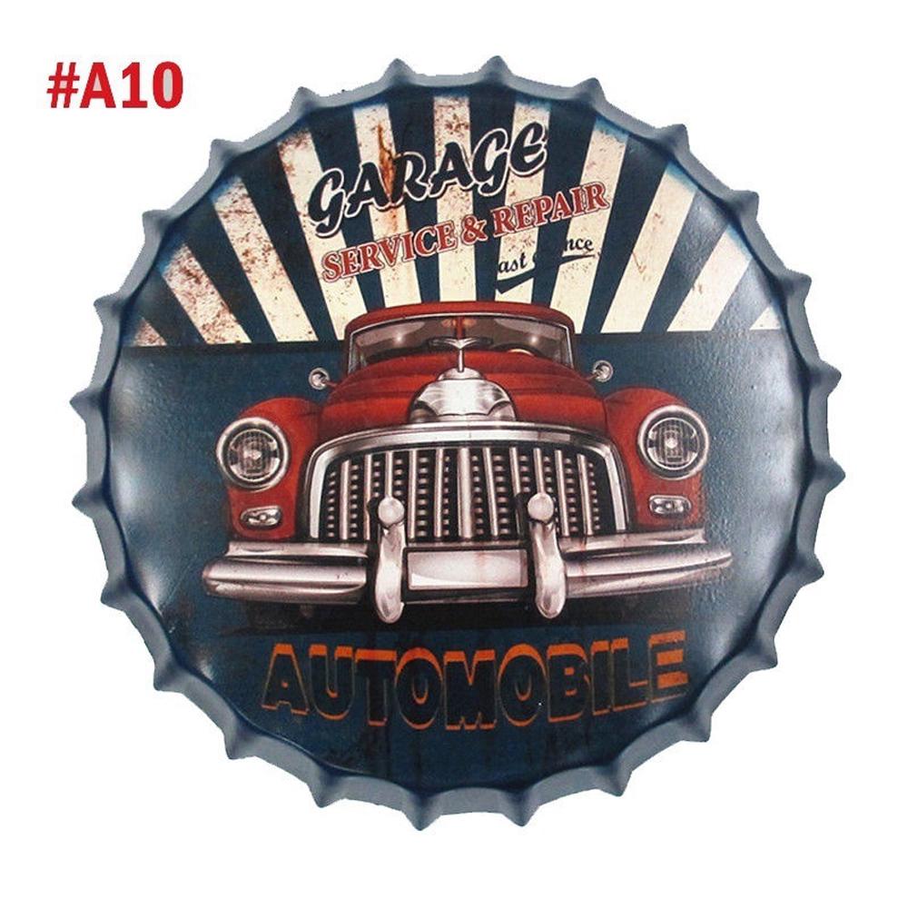 Buy Retro Tin Metal Beer Bottle Caps Sign Poster Plaque Bar Pub Club