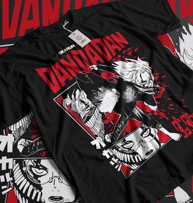 Dandadan Okarun T-shirt Cosplay Momo Anime Gift Exclusive Shirt All Size