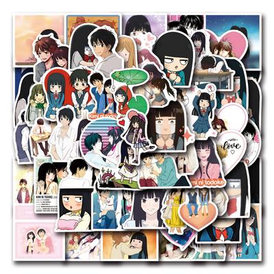 10/50 Uds pegatinas de dibujos animados kimi ni todoke impermeables DIY paquete de pegatinas para taza de agua portátil álbum de recortes agenda pegatinas