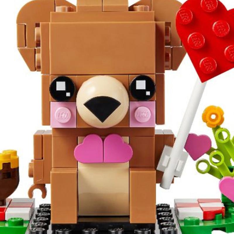 LEGO Brickheadz Heart Bear Building Blocks 0 300pcs 40379