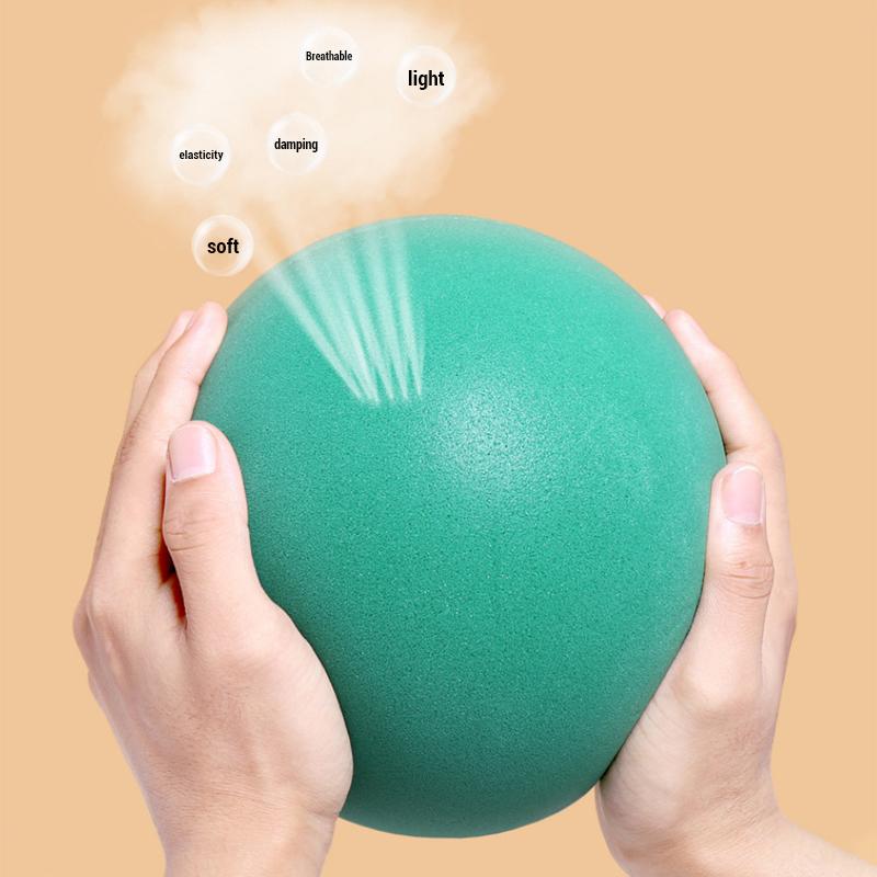 18CM Mute Ball Baby Outdoor Toy Solid Sponge Soft Elastic Ball Children's Indoor Sports Noise Reduction Ball Development Games