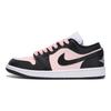 Jordan Air Jordan 1 Dopamine Dressing Abrasion Resistant Low top Vintage Basketball Shoes Women's Black Pink DC0774-101(Team32-)