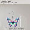 2D Flat Acrylic Women's Colorful Butterfly Earrings, suitable as holiday gifts, birthday gifts, and party decorations for women.