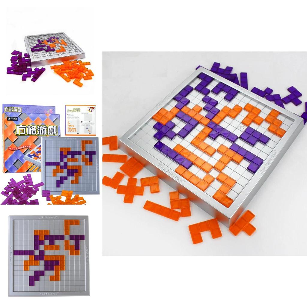 Lustiges Tetris-Schach-Freizeitpuzzlespiel für 2 Personen – ein tolles Familienspiel!