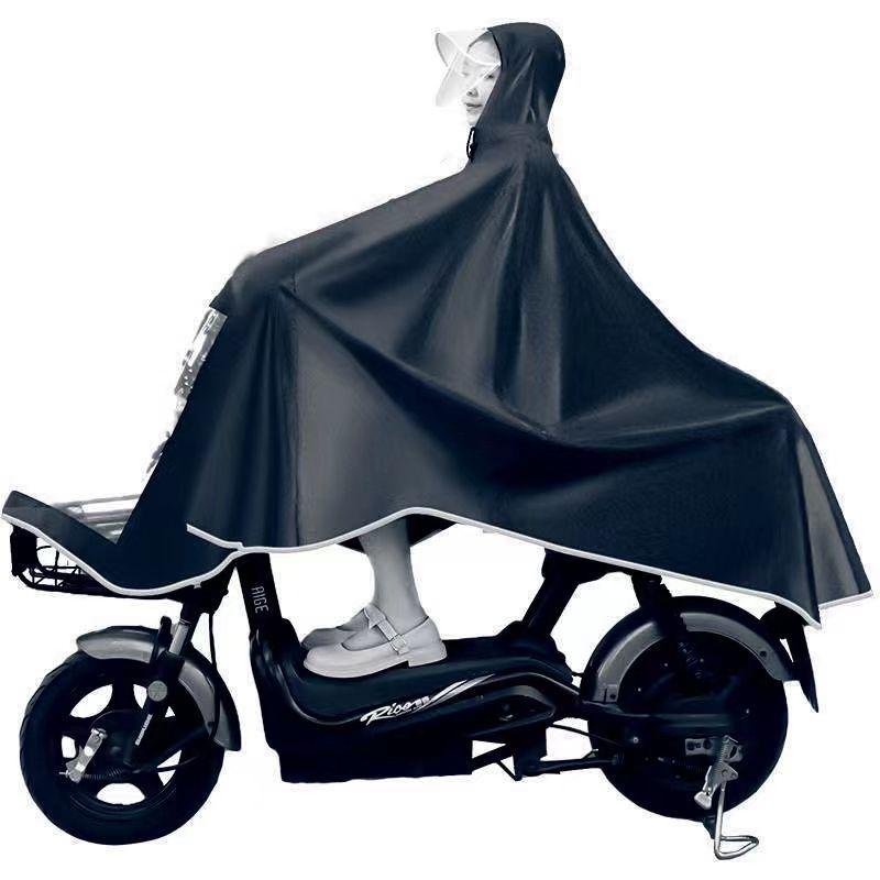 Mantella Pioggia Spessa Unisex per Scooter Elettrico/Bicicletta: Attrezzatura Antipioggia Torrenziale per Adulti
