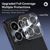 Carbon Fibre Texture Plastic Glass Lens Protection Case For Xiaomi Mi 17 Pro Max 1 1T 14 14T Pro Ultra Matte Shockproof Cover