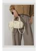 Elegant Women's Pleated Bowling Bag - Versatile, High-End Spring/Summer Handbag