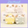 Colorful Sheep Plush Keychain Short Fur Creative Bag Hanging Decoration