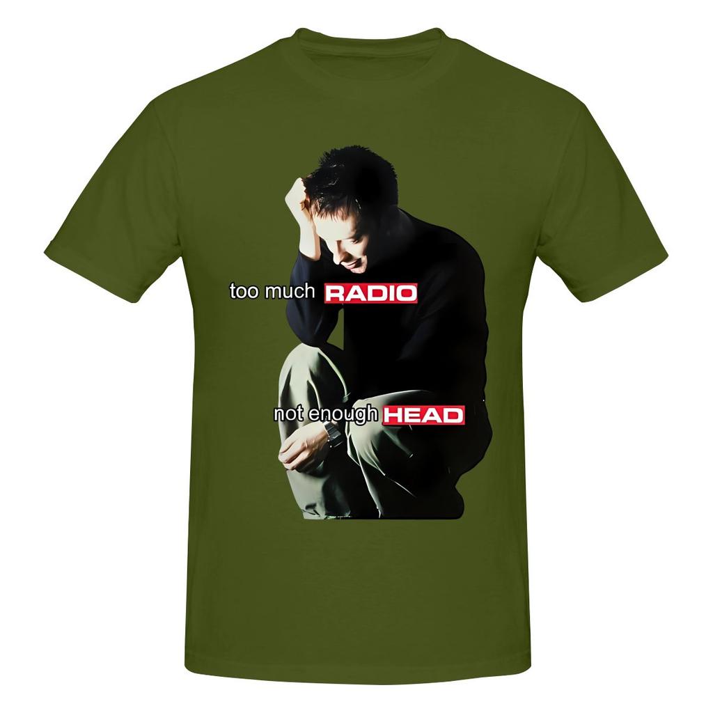 Funny Too Much Radio Not Enough Head Unisexs Printed Tshirt Unisex T Shirtunisexga
