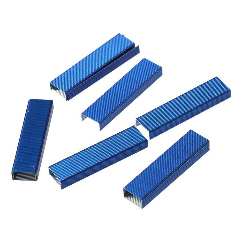 1000 ks sponek v balení 6 barev 26/6 standardních svorek Náplně kovové sešívačky Stolní sešívačky