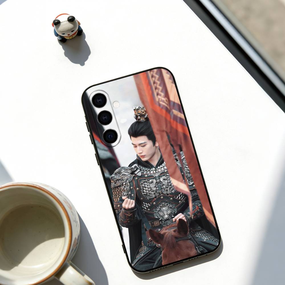 Zhang Linghe Phone Case Black Silicone Soft For Samsung Galaxy A73,A72,A71,A70,A53,A52,A51