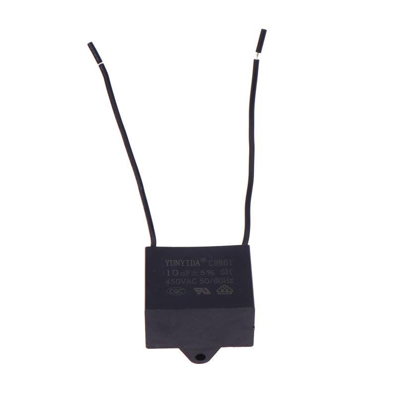 Cbb61 450V Lüfterkondensator 1/1.2/1.5/2/2.5/3/4/5/6/10 Uf Deckenventilator Motor Betrieb Rechteck Kondensatoren Kit