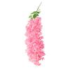 Wall Mounted Rattan Easy Care Decoration Multicolor Beautiful Simulation Wisteria Fake Flower for Balcony