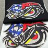 24SS Cross-border European and American trendy brand Corteiz Alcatraz eye pattern printed short-sleeved T-shirt men's and women's loose summer