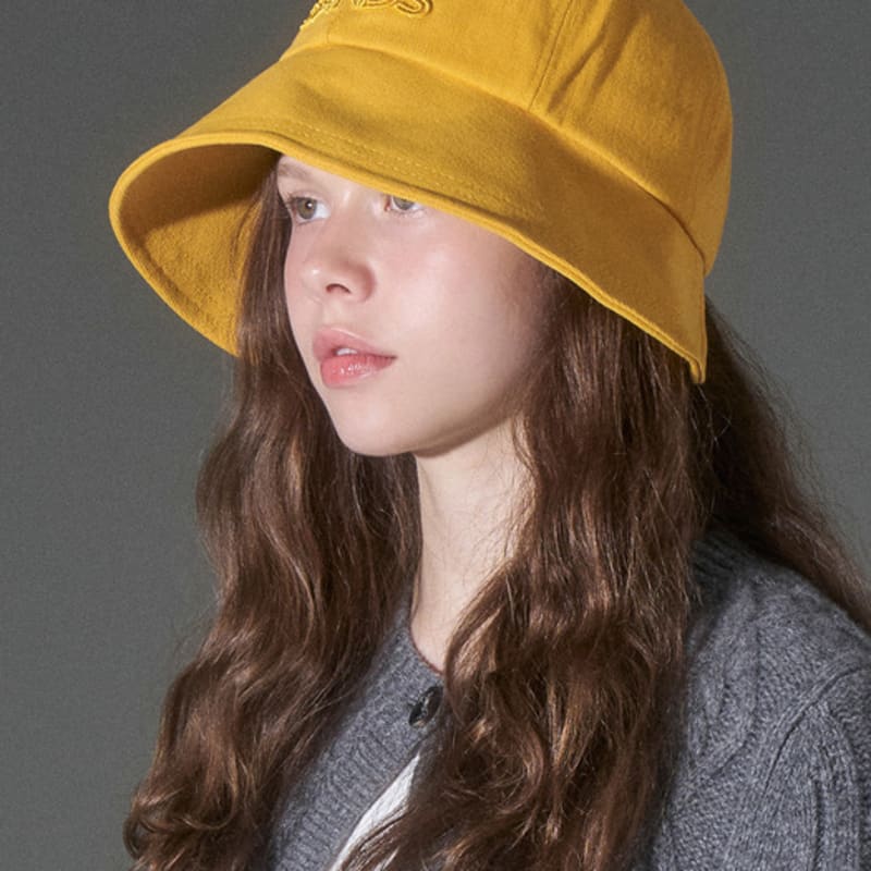 WHITE SANDS Cotton Volume Embroidered Bonnet Hat Leica (5 colors)