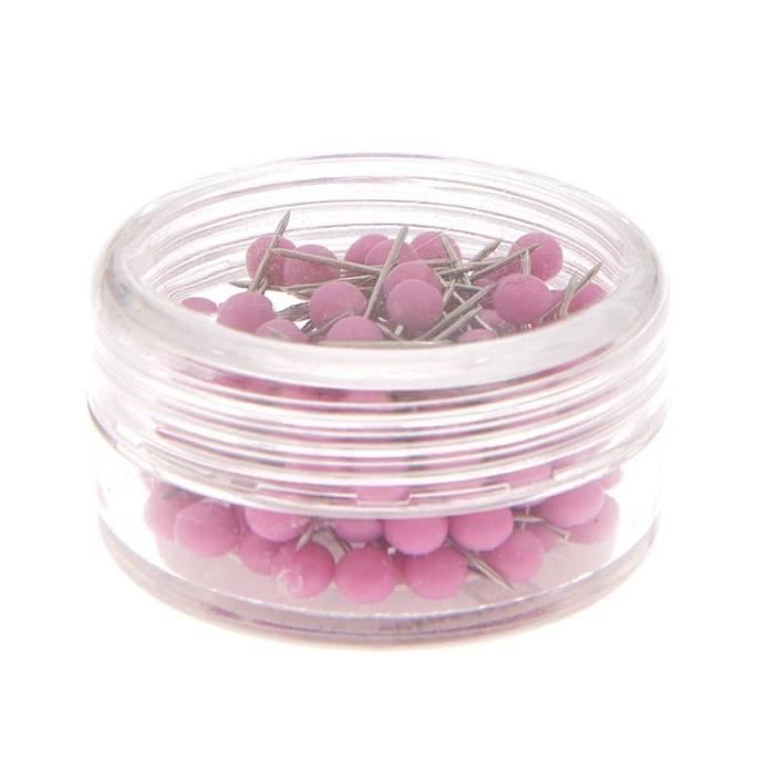 Épingles décoratives - RICO DESIGN - 1,6 cm - Violet - Couture - Décoration - Accessoire créatif