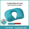 Inflatable U-Shaped Neck Pillow for Outdoor Travel
