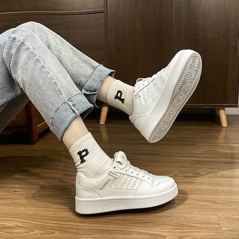 Design sense breadboard shoes women's ins tide 2025 spring new national tide versatile casual shoes trend white shoes