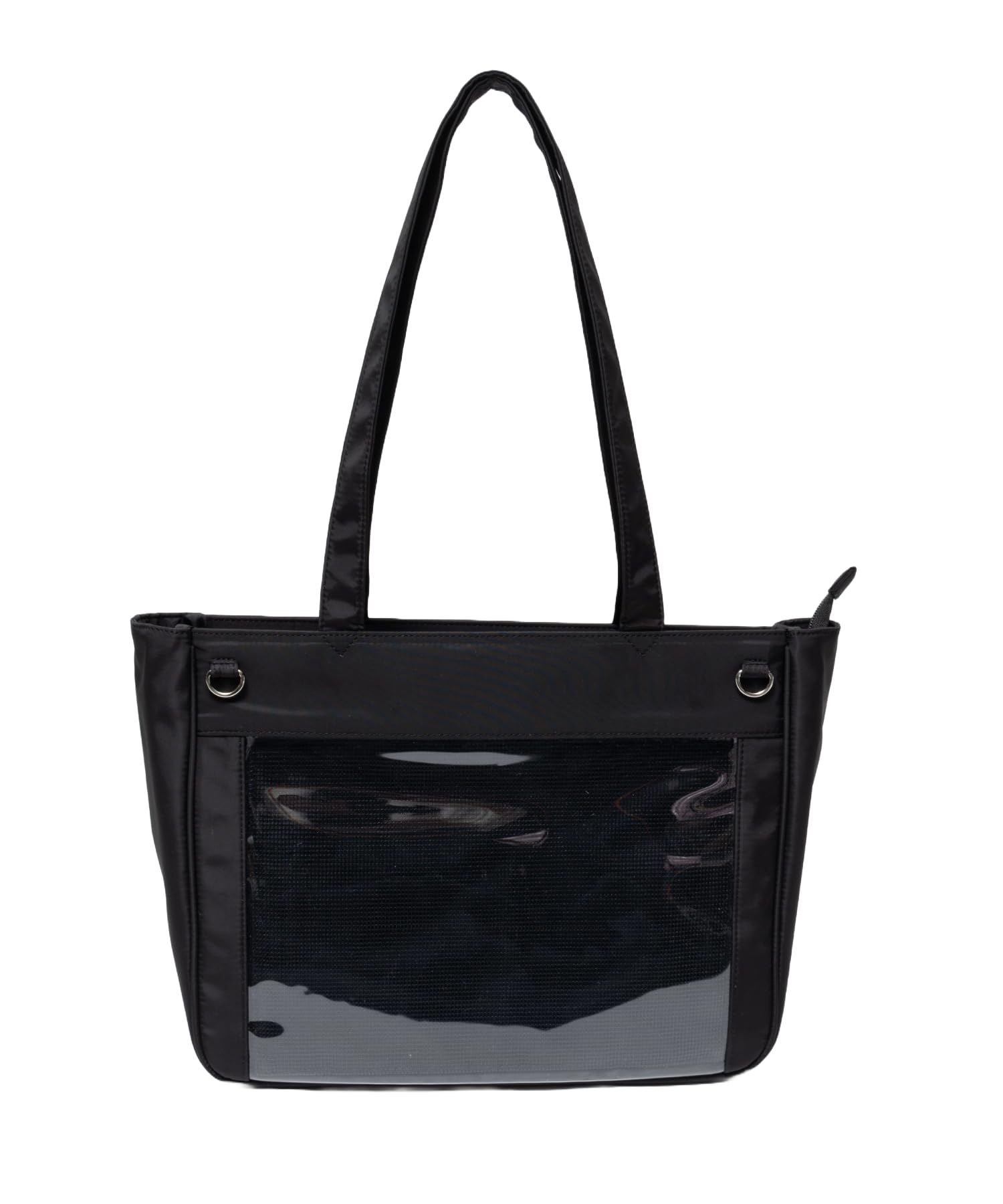 

WEGO Ita Bag [Small] Clear Bag, Perfect for Oshikatsu, Events, Live Performances, Gifts, Women s, F, Type A, Black