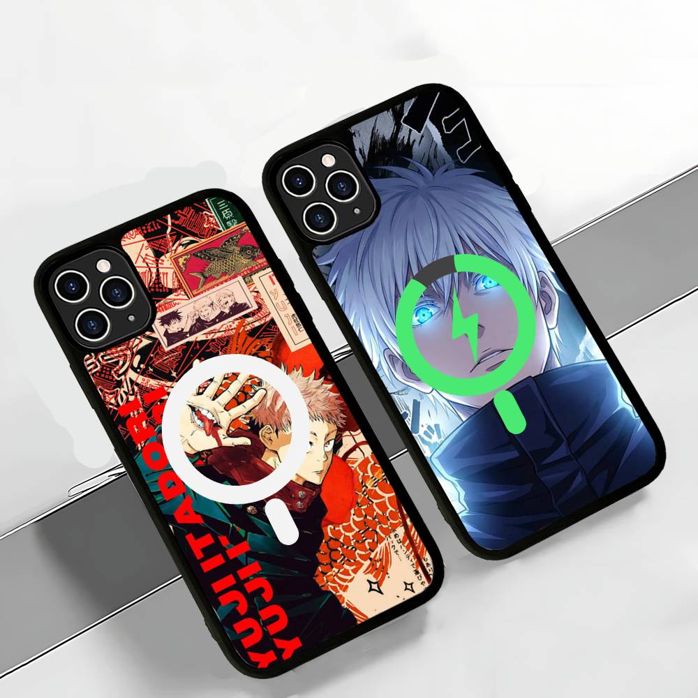 Supernatural Anime Jujutsu Kaisen For Magsafe Case For IPhone 17 16 Pro Max 15 14 Plus 13 12 11 Wireless Charging Phone Cover
