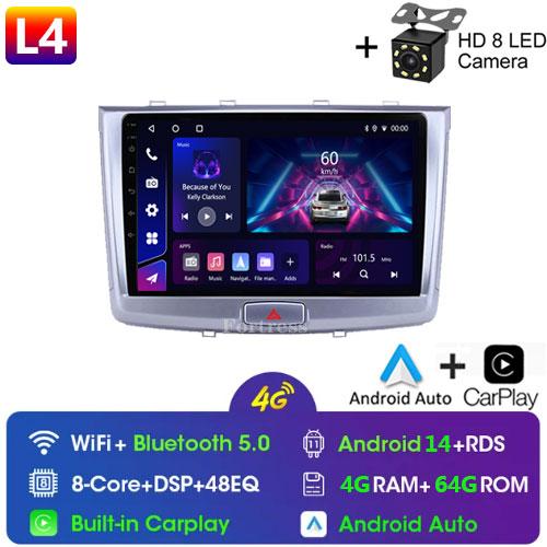 10 '' for GREAT WALL Hover Haval H6 2016 - 2018 Android 14 Car Radio Multimedia Video Player GPS Navigation No 2din Radio
