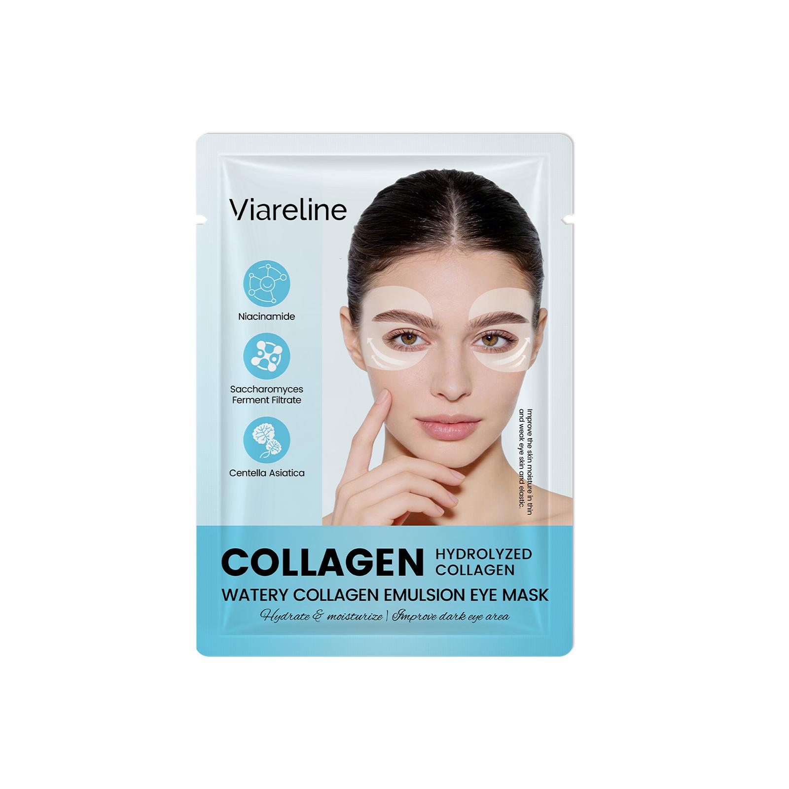 

Viareline Collagen Moisturizing Eye Mask – Gentle Hydration for Soft, Smooth Skin Around the Eyes – Daily Care