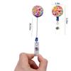 1 Piece Name Card ID Card Decorative Employee Name Retractable Badge Reel Nursing Badge Holder