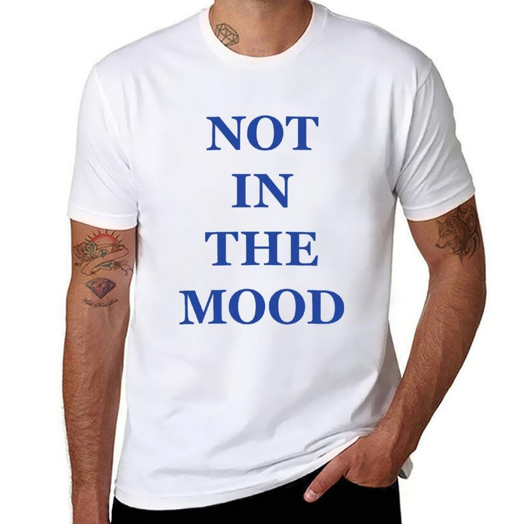 Not In The Mood Tshirt Christmas Casual Short Sleeve Top Tshirt
