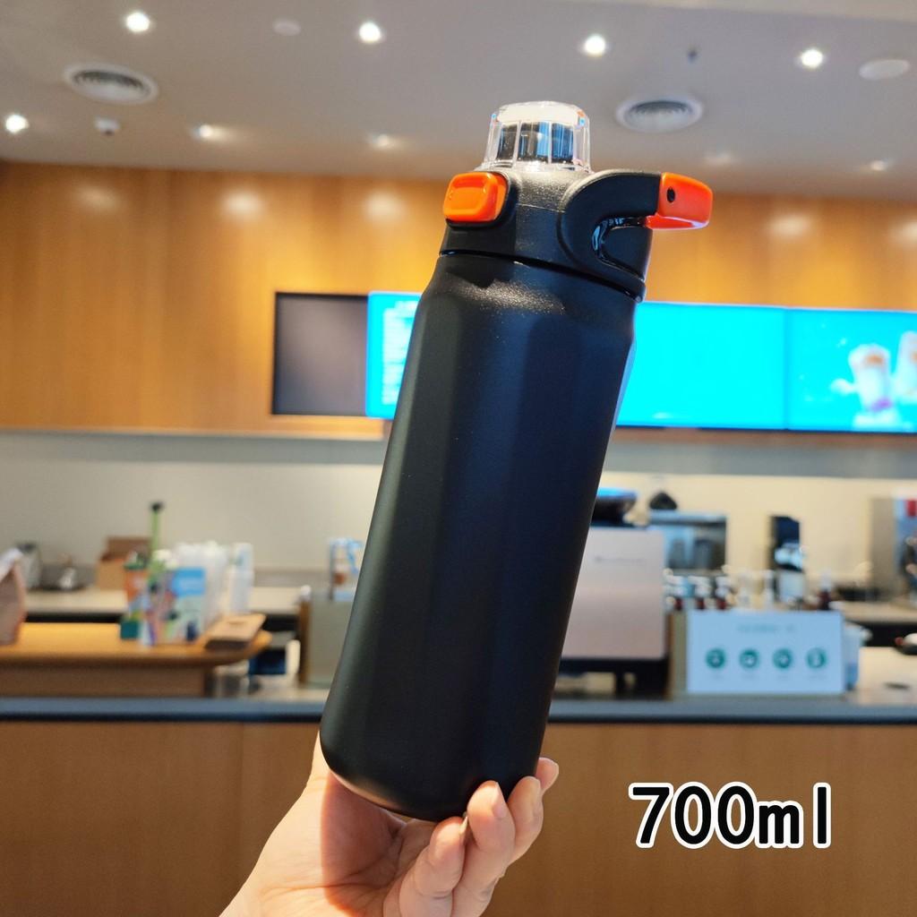 Insulated Travel Mug With Locking Flip Lid For Outdoor Sports And Office Use