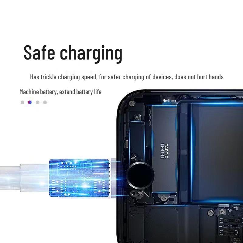Apple Lightning PD Fast Charging Cable for 5th & 14th Gen Devices, 12W/20W Compatible