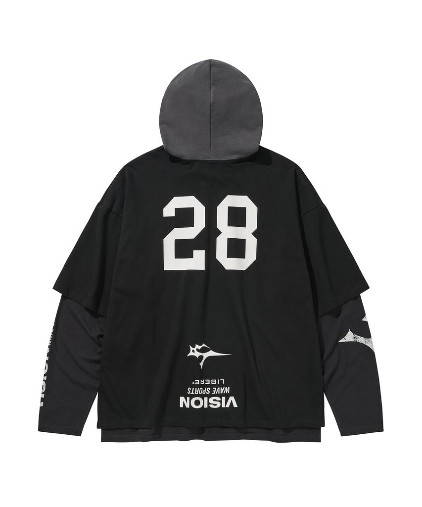 3-Layered Hoodie / Black