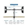 Bras articulé pour 2 écrans - Velleman - 73142 - Réglable - Inclinaison - Rotation 360°