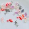 100 Pcs New 12*15Mm Cute Mini Shiny Cartoon Goldfish Resin Figurine Crafts Flatback Ornament Jewelry Making Hairwear Accessories