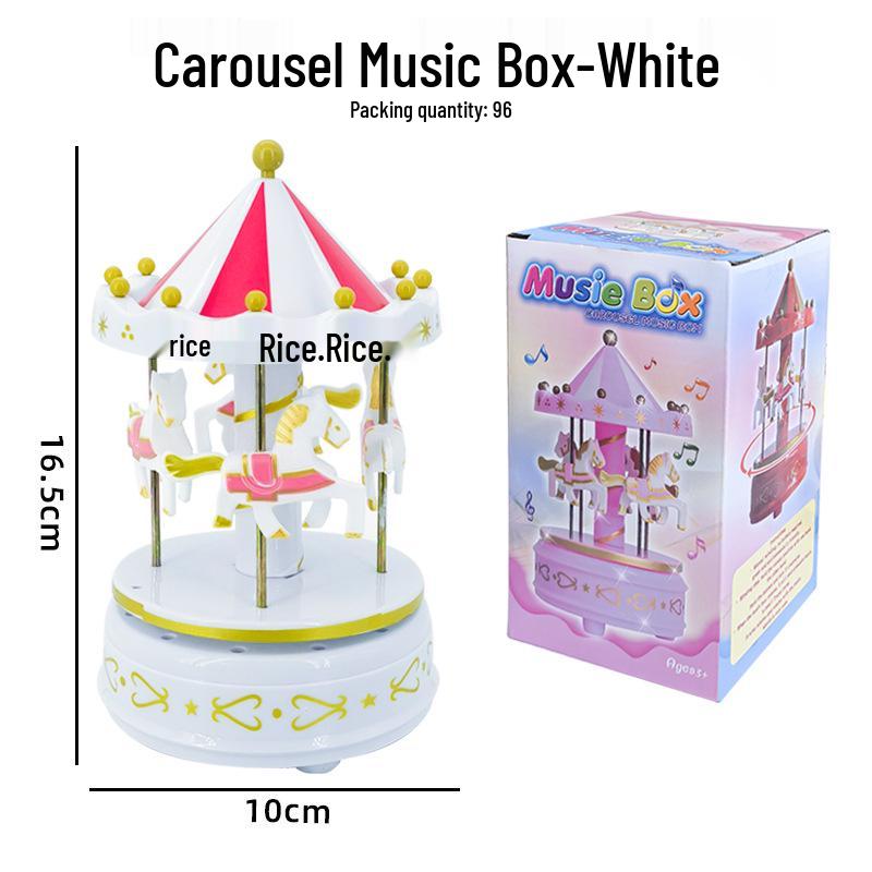Musical Birthday Cake Carousel Ornament - DIY Party Decoration for Kids