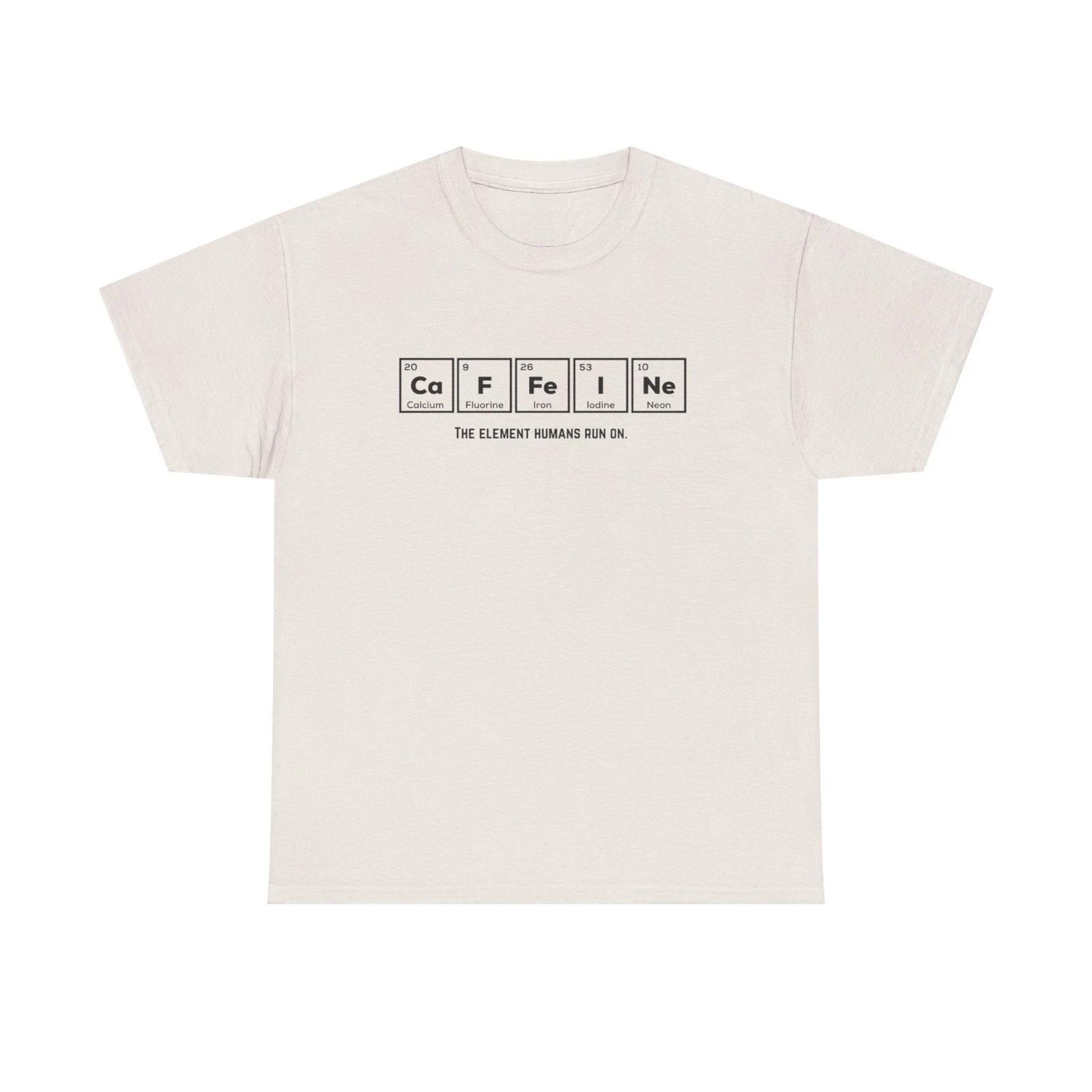 Funny Caffeine Element - Coffee Lover, Unisex T-Shirt, Chemistry Shirt, [...] 4XL