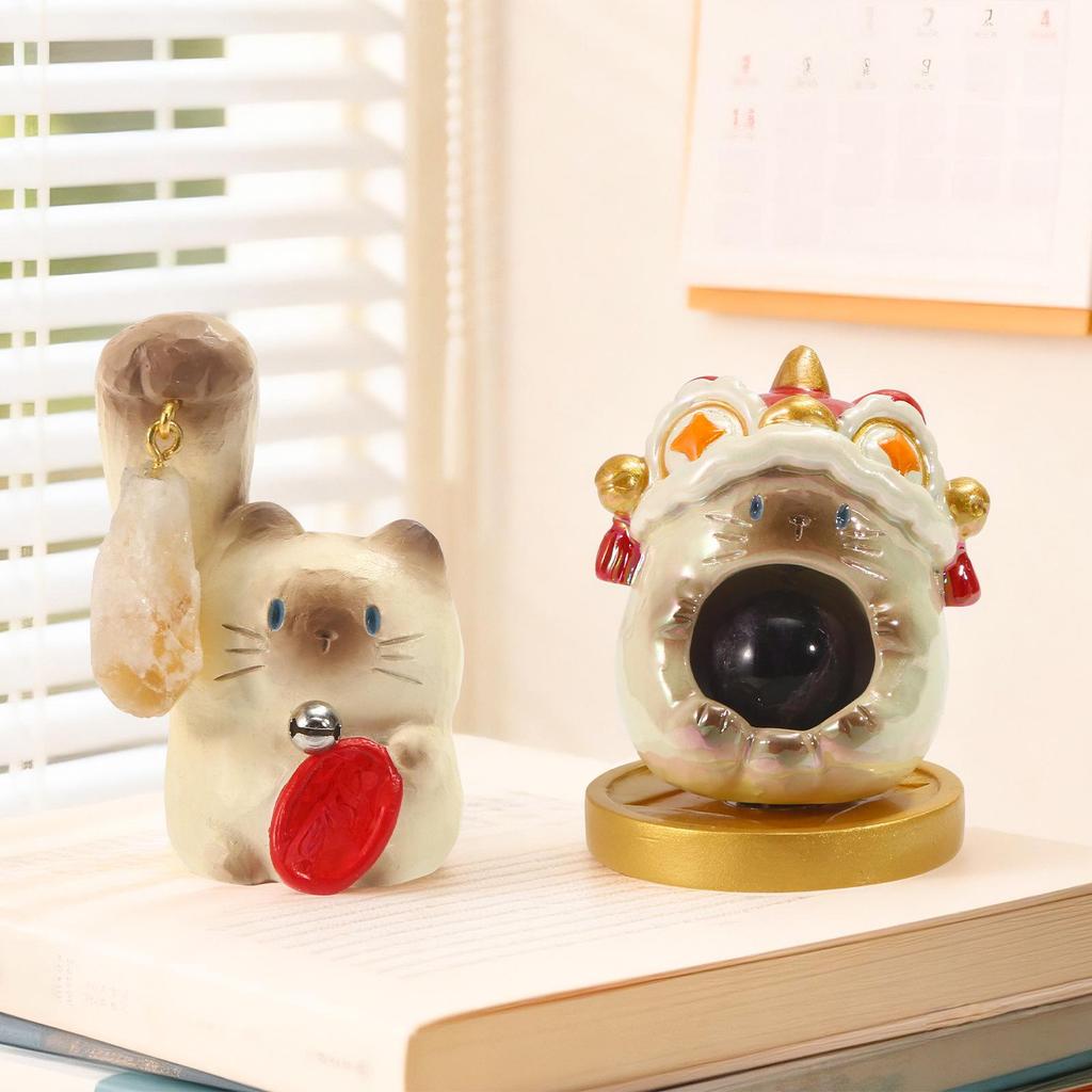Cat PAI Good Luck Energy Figure - Trendy Home & Desktop Decoration