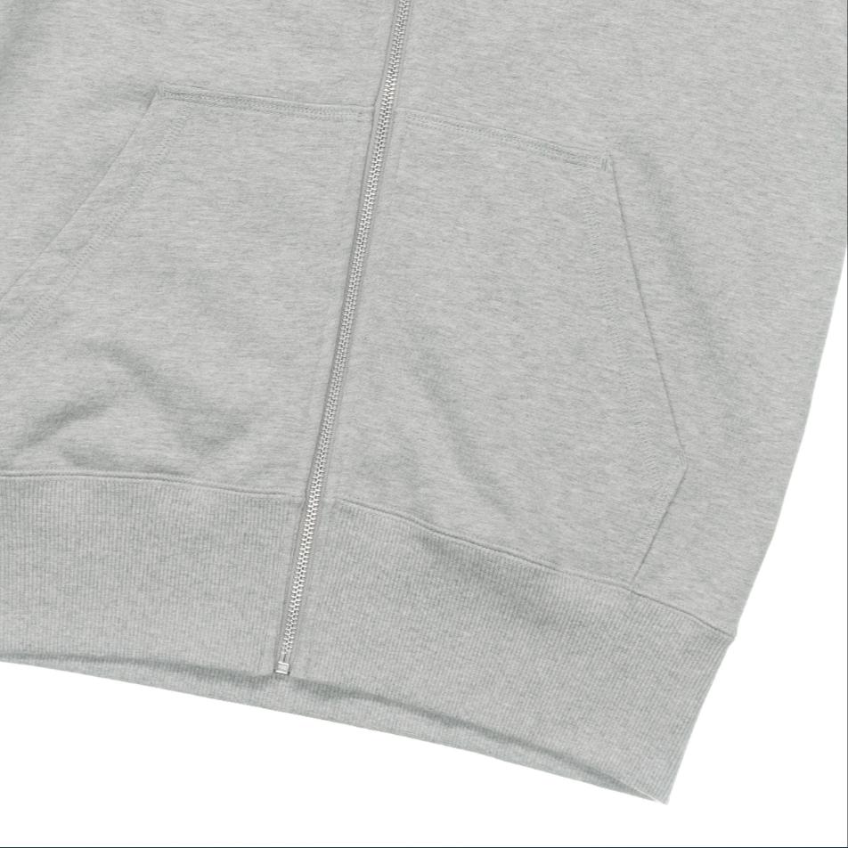 Nike Solid Color Pocket Zip Hoodie Men Hoodie Grey 521574-063