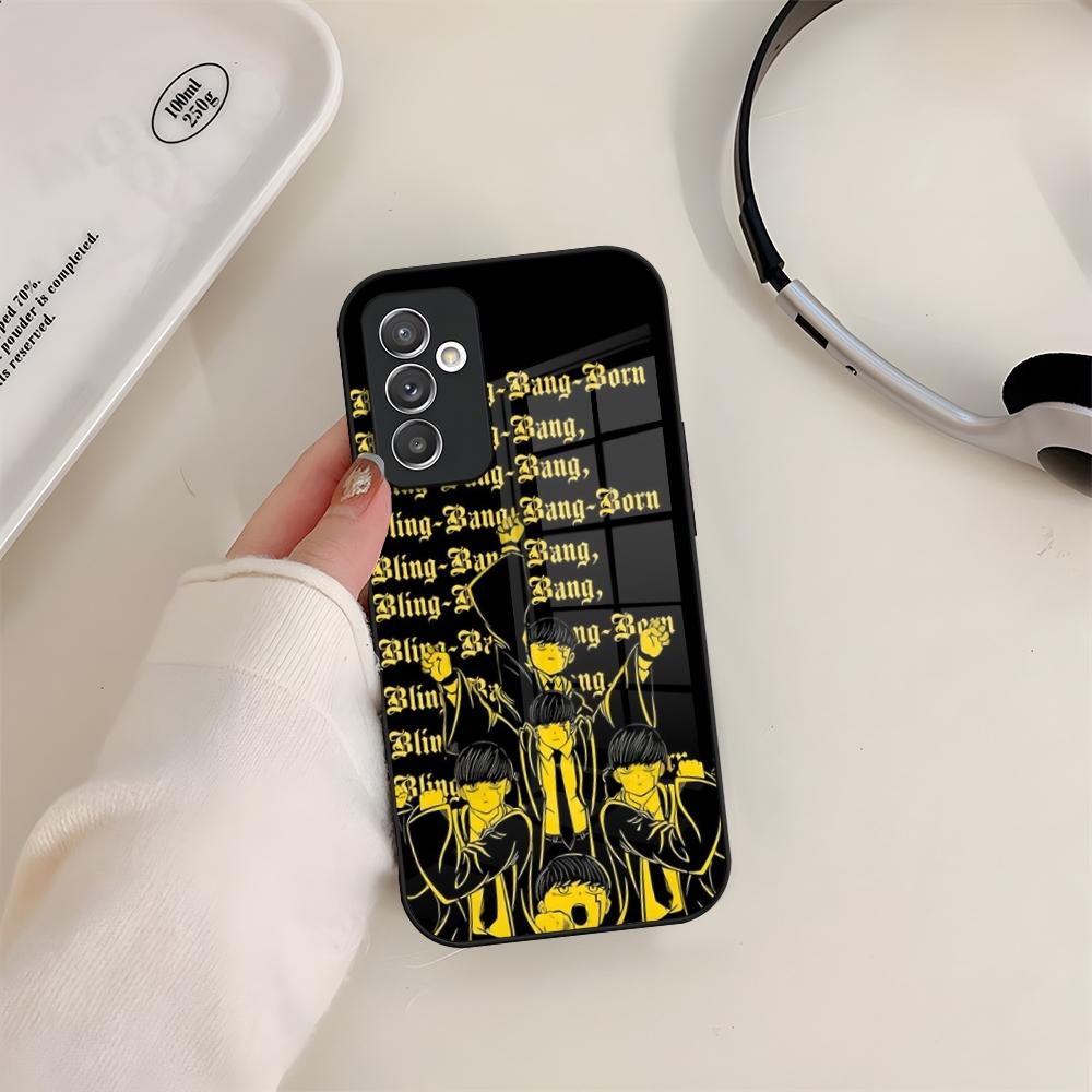 Mashle Magic And Muscles Phone Case Glass For Samsung S24 S26 S23 S20 S25 S21 S22 Ultra Fe Plus A05 A06 A16 A26 A36 A56 Coque
