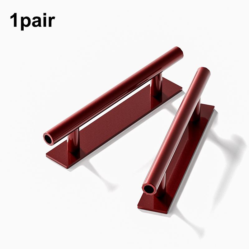 2Pcs Abs Door Handle Self-Adhesive Punch-Free Door Knob Wardrobe Cabinet Drawer Cupboard Handlebar Home Furniture Hardware