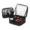 Travel Friendly LED Lighted Cosmetic Organizers-Black