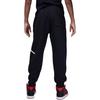 Jordan Knitted Sweatpants MJ BASELINE Lace Up Side Print Fleece Lined Casual Black Kids' FZ6362-010