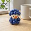 Ästhetische Raumdeko Zubehör Blaubeere Ente Harz Ornament, Niedliche Cartoon Figur, Miniatur Kreativer Spaß Halloween Tischmittelstück Tier