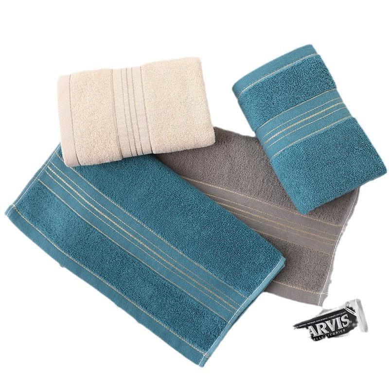 Thickened Cotton Towel with Strong Water Absorption Universal Towel for Adults and Children Solid ColorSkin Friendly Towel