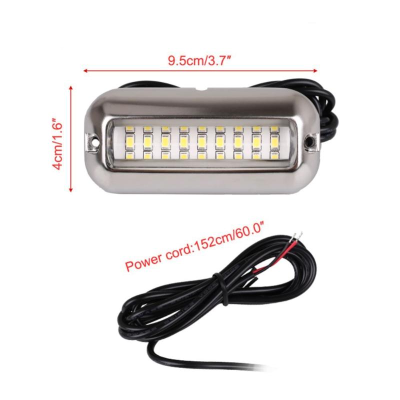 2Pcs 42 Led Waterproof Marine Boat Signal Led Light Underwater Pontoon Transom Lamp Yacht Cabin Deck Tail Lights Accessories